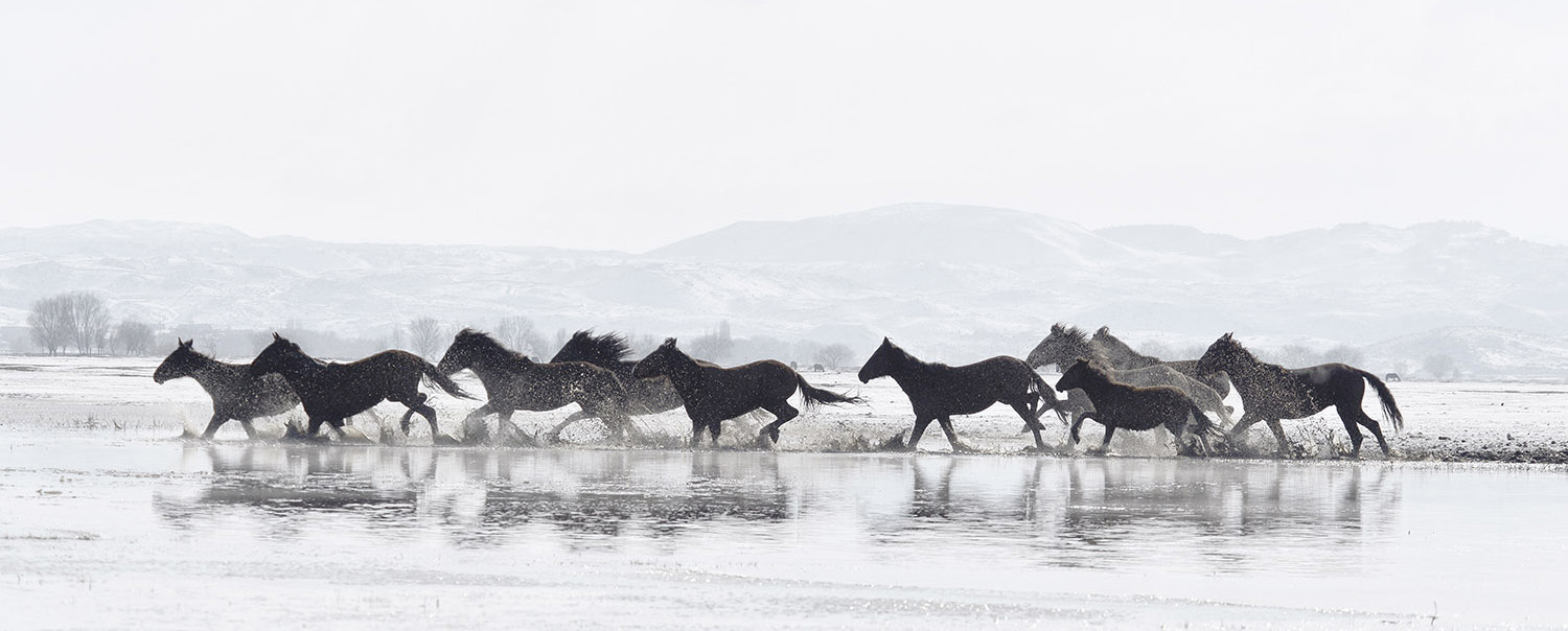 Middle Asia Valley, Traditional Life of Turkish People Middle Asia Valley, Traditional Life of Turkish People